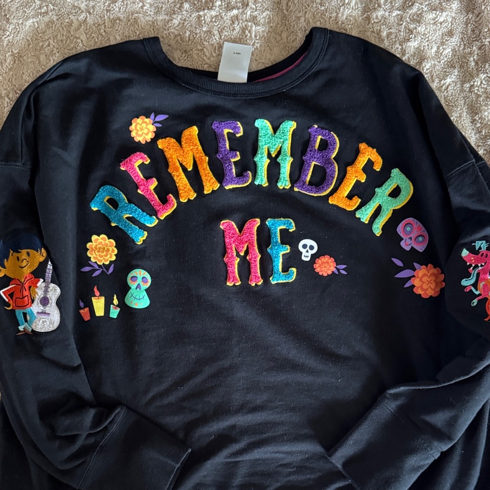 Disney Black 'Remember Me' Women's Sweatshirt